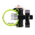 Black Gold Rush Compound Bow Sight 5-Pin .019 4" Dovetail with 3rd Axis Micro Adjustment RH Black