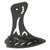Skull Hooker Little Hooker Antler Mounting Kit Black