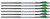 Excalibur V-Flight Pro Crossbow Arrows 18" - 6 Pack (Fits Hybrid-X)