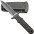Ruko Fixed Blade Boot Knife 4" Spear Point Serrated