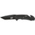 Smith & Wesson M&P Liner lock Pocket Knife 3.8" Tanto Point 7Cr17MoV Black Blade Aluminum Handle Black