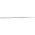 Grobet 8” Pillar Extra Narrow File Steel