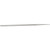Grobet 8” Pillar Extra Narrow File Steel