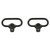 Allen Push Button Swivel 1.25" 2-Pack