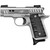 Kimber Micro 9 Rapide Black Ice 9mm Luger Pistol 3.15" Barrel 7+1 Round Silver Slide Black Grip Silver Frame