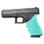 Hogue HandAll Grip Sleeve Glock 17 Gen 1/2/5 Aqua