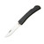 Bear & Son Farmhand Folding Knife 3.625" Drop Point High Carbon Stainless Steel Blade Black Aluminum Handle