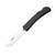 Bear & Son Farmhand Folding Knife 3.625" Drop Point High Carbon Stainless Steel Blade Black Aluminum Handle