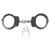 Caliber Gourmet UZI Handcuffs Chain Silver