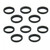 Tacfire AR-10 Muzzle Brake Crush Washers Black 10-Pack