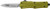 Cobratec Knives FS3 OTF Pocket Knife 3" D2 Green