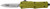 Cobratec Knives FS3 OTF Pocket Knife 3" D2 Green