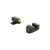 Ameriglo Trooper Handgun Sight Set Springfield XD Green Tritium