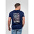 Nine Line Apparel Men's 5 Things Short Sleeve Shirt Midnight Navy Small