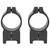 Warne Maxima Weaver 30mm Scope Rings Matte Black Extra-High
