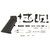 KAK Slant Muzzle Brake M14x1 LH Thread AK-47, AK-74 Steel Matte