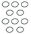 Tacfire MAR063 AR15 Barrel Nut Shim 10-Pack Black