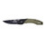 Rock Ridge Outdoors Scorch Automatic Knife 4.5-Inch Closed Length, 3.5-Inch Blade, OD Green