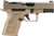ZEV Technologies OZ9v2 Combat 9mm Pistol 15+1 Round FDE Compact Slide