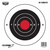 Birchwood Casey EZE-Scorer 8" Bullseye Paper Targets Black/Red 26 Pack