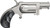 North American Arms Sidewinder .22 WMR Revolver 1.5" Barrel Black Pearl Grip