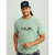 Huk Men's Logo Short Sleeve Shirt Fog Green Small