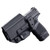 Mission First Tactical Leather Hybrid IWB/OWB Holster Springfield Hellcat Black Ambidextrous