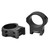 Warne HyperLite 34mm Scope Rings Matte Gray High