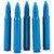 A-ZOOM Action Proving Dummy Round Snap Cap Blue Value Pack 30-06 Aluminum 5PK - Image 1