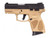 Taurus G2C 9mm Luger Pistol 3.2" Barrel 12+1 Round Black Slide Tan Grip