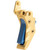 Tyrant CNC IntelliFire Trigger for Sig Sauer P365 Gold with Blue Blades