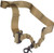 J&E Machine Tech 1-Point Bungee Rifle Sling Tan