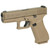 Glock 19x Gen 5 9mm Luger Pistol 4.02" Barrel 17+1 Rounds (3 Magazines) FDE Refurbished