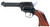 Heritage Mfg RR22999MB4 Rough Rider Small Bore 22LR,22 WMR 9 Round 4.75" Black Cocobolo Grip
