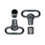 Grovtec Standard 1-Inch Push Button Swivel Set with Bases
