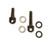 GrovTec Sling Swivel Stud Pack 1/2" Wood Screw, 3/4" Wood Screw