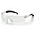 Pyramex Provoq Safety Glasses Black Frame Clear Lens