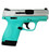 Smith & Wesson M&P Shield 1.0 9mm Luger Pistol 3.1" Barrel 7+8 Round Silver/Robin's Egg Blue