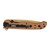 Columbia River Knife & Tool M16-10DZ Pocket Knife 3.13" Tanto Combination Edge D2 Steel Desert Tan