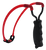 Marksman 3030 Traditional Slingshot Red Hyper-Velocity Band Black Handle