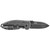 Columbia River Knife & Tool Squid Pocket Knife 2.16" Drop Point D2 Steel Blade Black Stonewash Handle