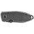 Columbia River Knife & Tool Squid Pocket Knife 2.16" Drop Point D2 Steel Blade Black Stonewash Handle