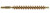 J. Dewey Benchrest Style Bronze Rifle Bore Brush 8-32 Thread .25 Caliber