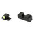 XS Sights R3D 2.0 Handgun Sight Set Green (Fits Canik TP9SF, Tritium Front Sight)