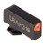 Ams Bowfishing Glock Front Sight: Green Tritium Orange Round Outline