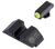 Night Fision Tritium Night Sights Yellow Front Black U-Notch Rear Glock
