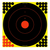 Birchwood Casey 34170 Shoot-N-C Reactive Target Paper 17.25 Inch Bullseye 100 Pack