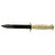 Glock Field Knife 6.5" Clip Point Carbon Steel Blade Polymer Handle Black (Includes Saw Back Spine)