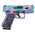 Glock 43X MOS 9mm Luger Pistol 3.78" Barrel 10+1 Rounds Purple Cyan Pink Cerakote