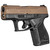 Taurus GX4 9mm Luger Pistol 3.06" Barrel 11+1 Round Coyote Brown Slide Matte Stainless Frame